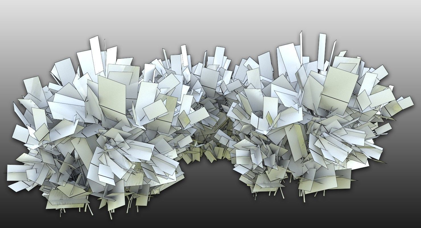 Lycium Shawii Shrubs Low-poly 3D model_6