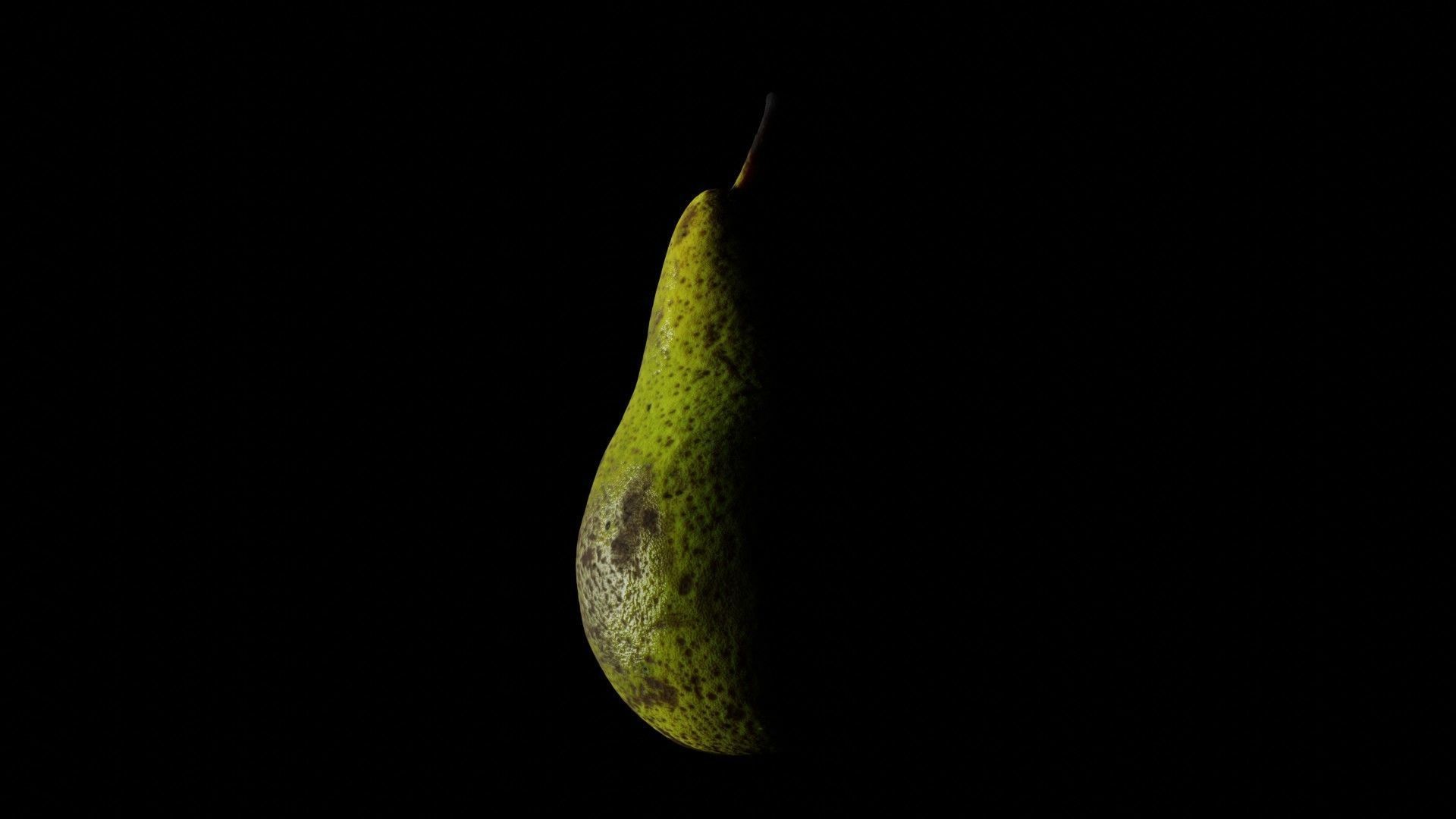 Ultra Realistic Pear scan 8K HD Low-poly 3D model_7