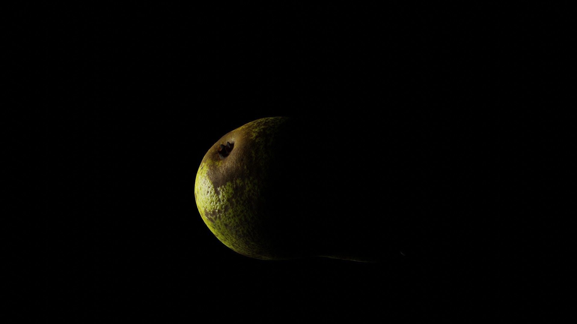 Ultra Realistic Pear scan 8K HD Low-poly 3D model_8
