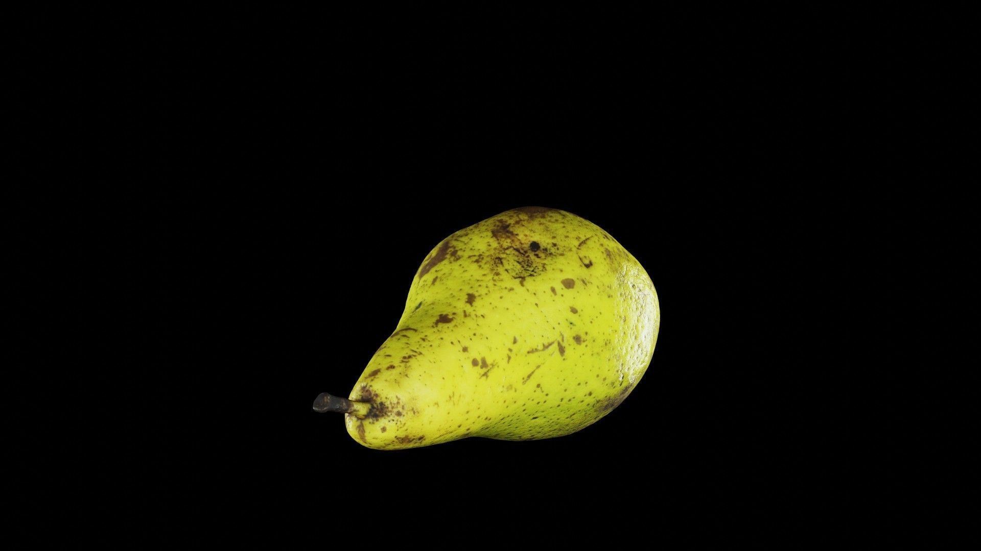 Ultra Realistic Pear scan 8K HD Low-poly 3D model_4