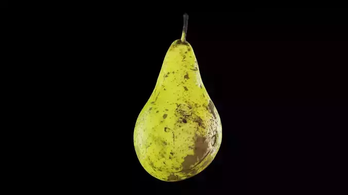 Ultra Realistic Pear scan 8K HD Low-poly 3D model