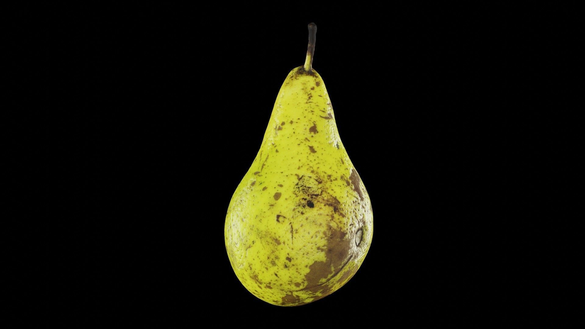Ultra Realistic Pear scan 8K HD