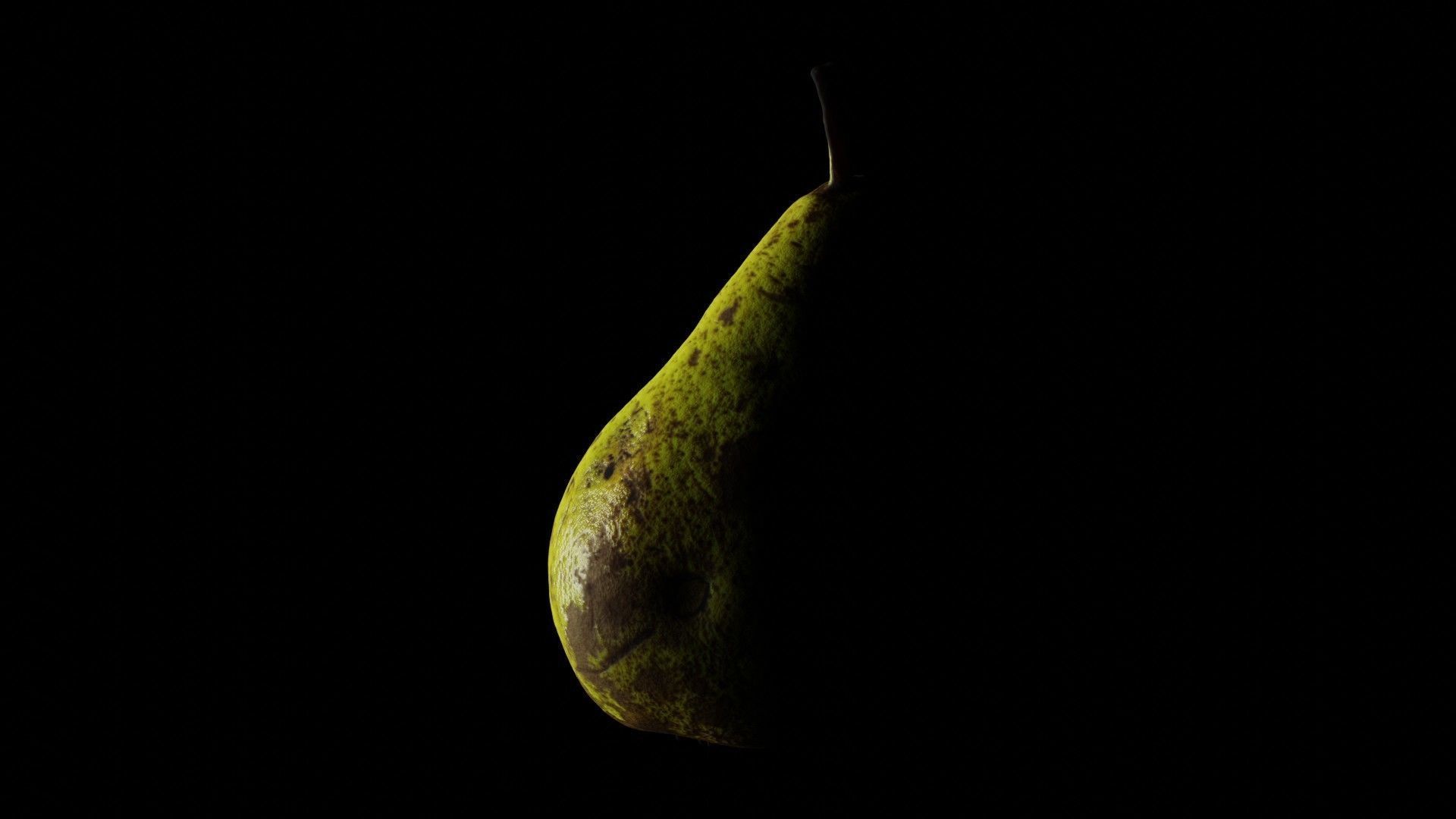 Ultra Realistic Pear scan 8K HD Low-poly 3D model_6