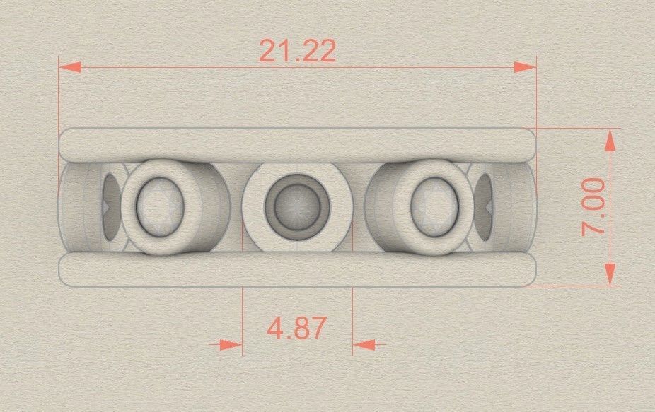 Model 201 New Tiffany Diamond Ring  EU 55 Size 3D print model_6