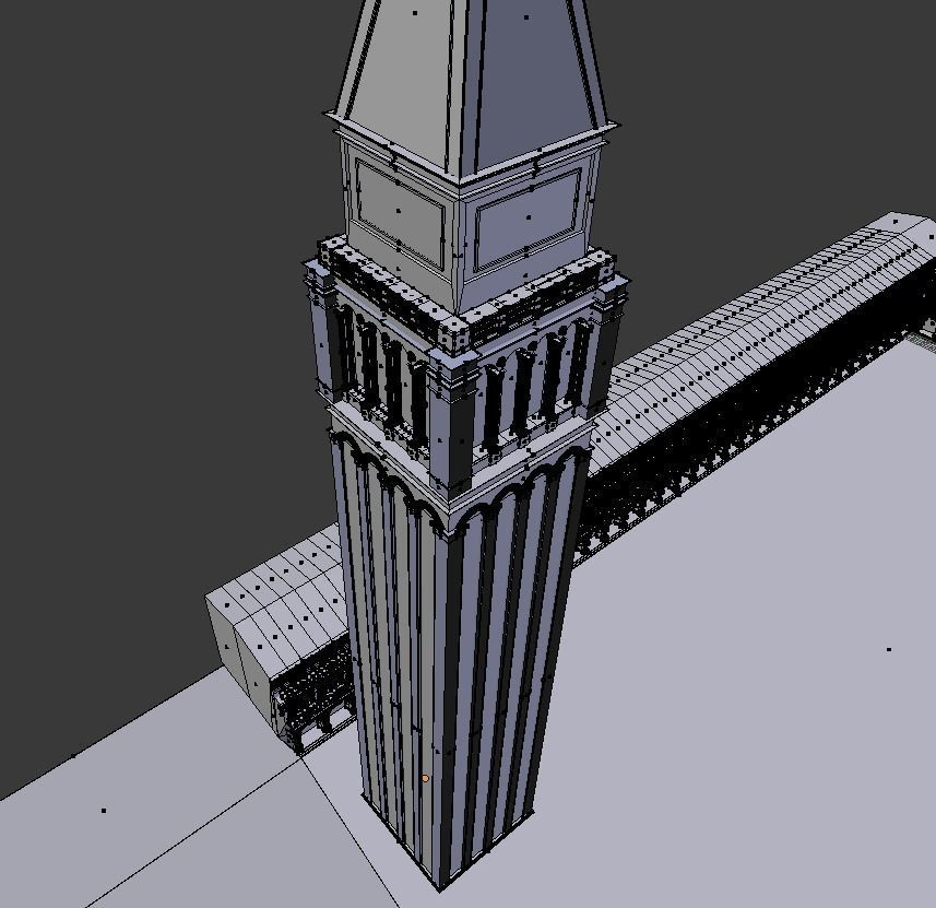 St Marks Square 3D model_7