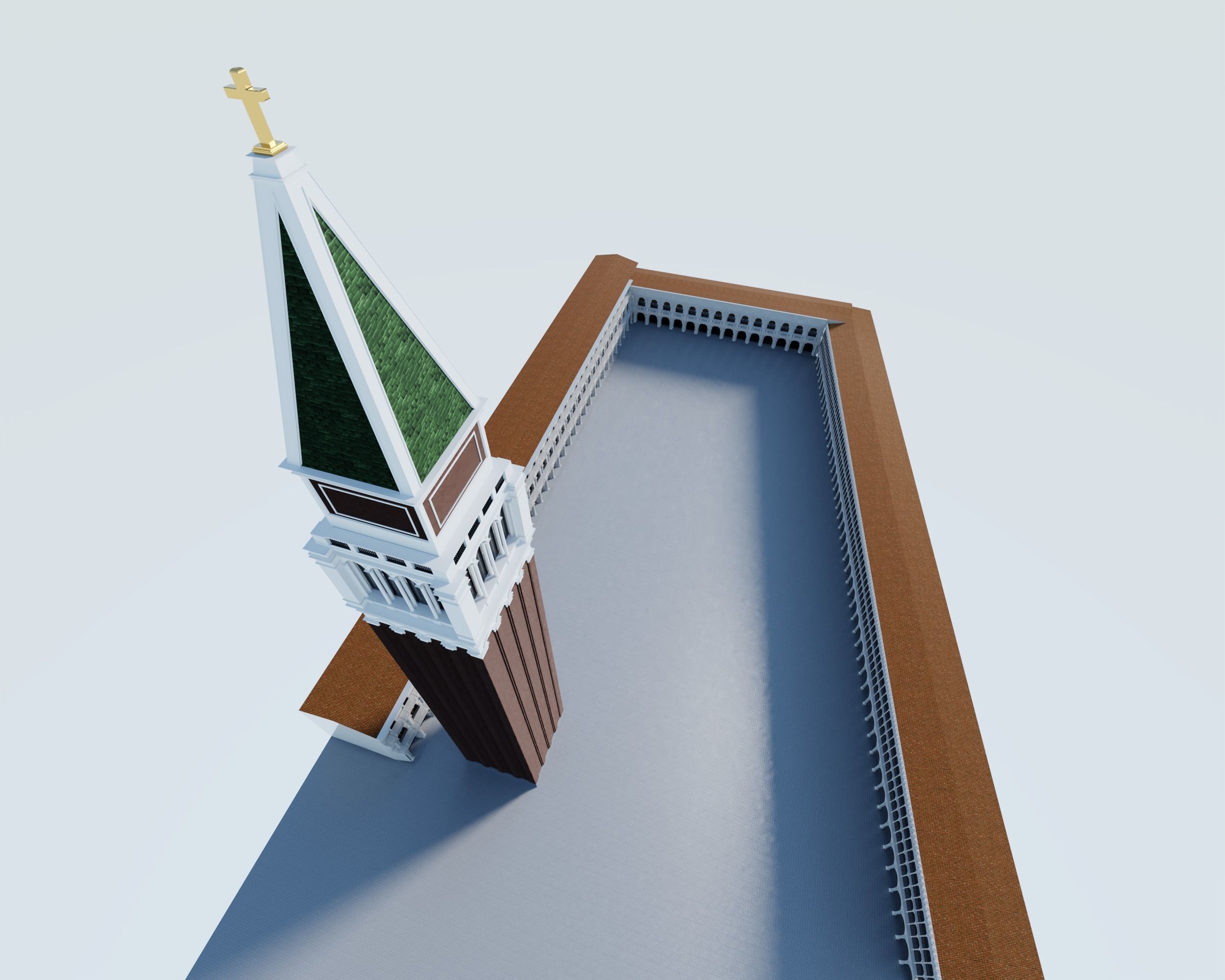 St Marks Square 3D model_3