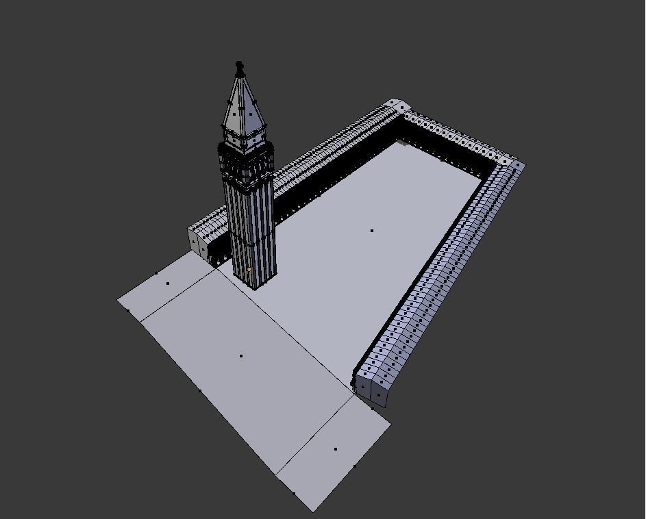 St Marks Square 3D model_5
