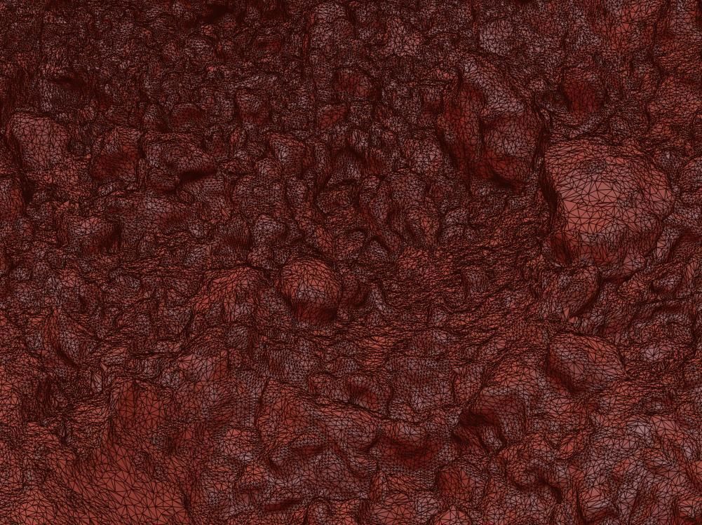 Ultra realistic Dirt pit Scan Low-poly 3D model_21