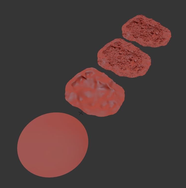 Ultra realistic Dirt pit Scan Low-poly 3D model_9