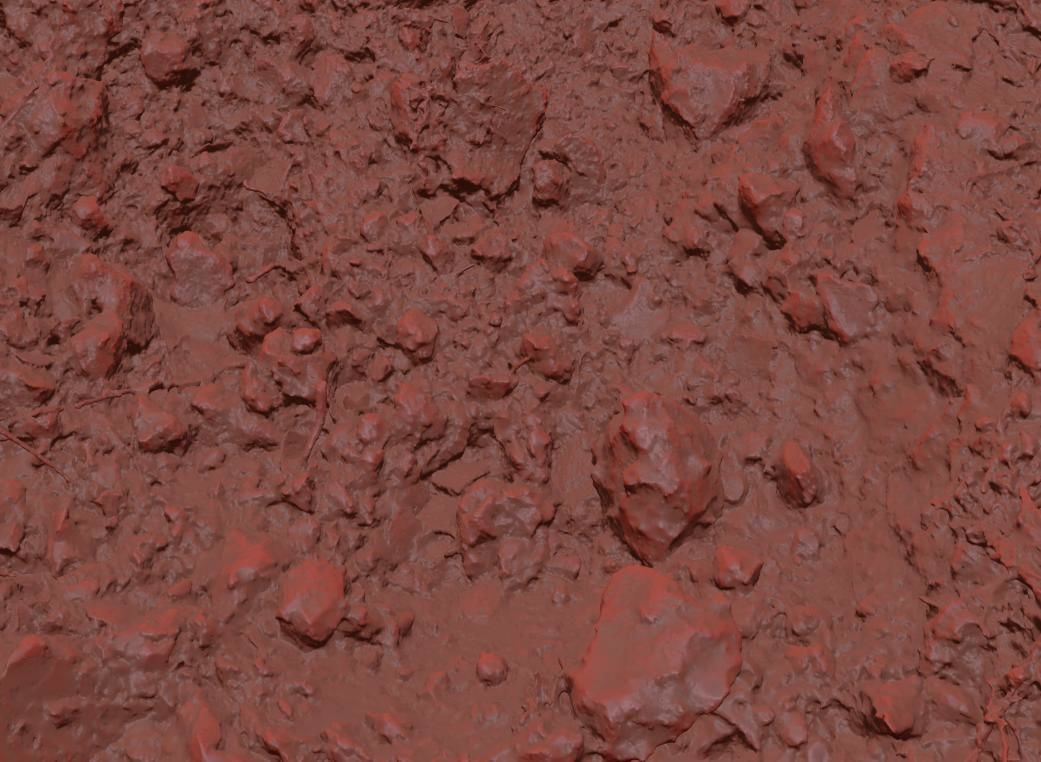 Ultra realistic Dirt pit Scan Low-poly 3D model_24