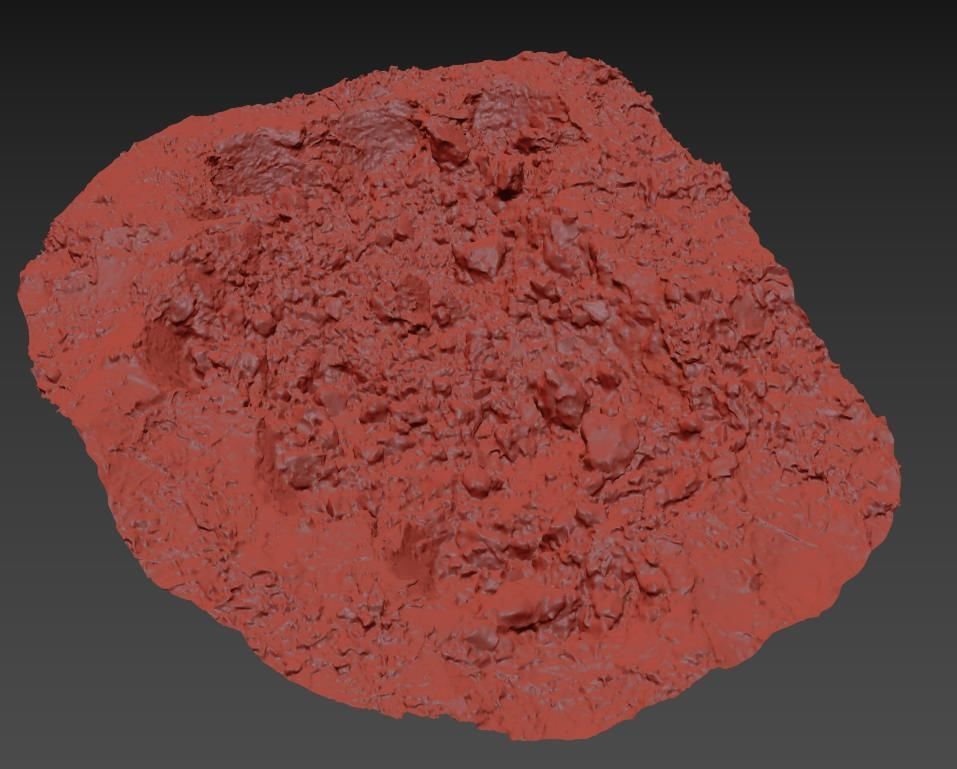 Ultra realistic Dirt pit Scan Low-poly 3D model_19