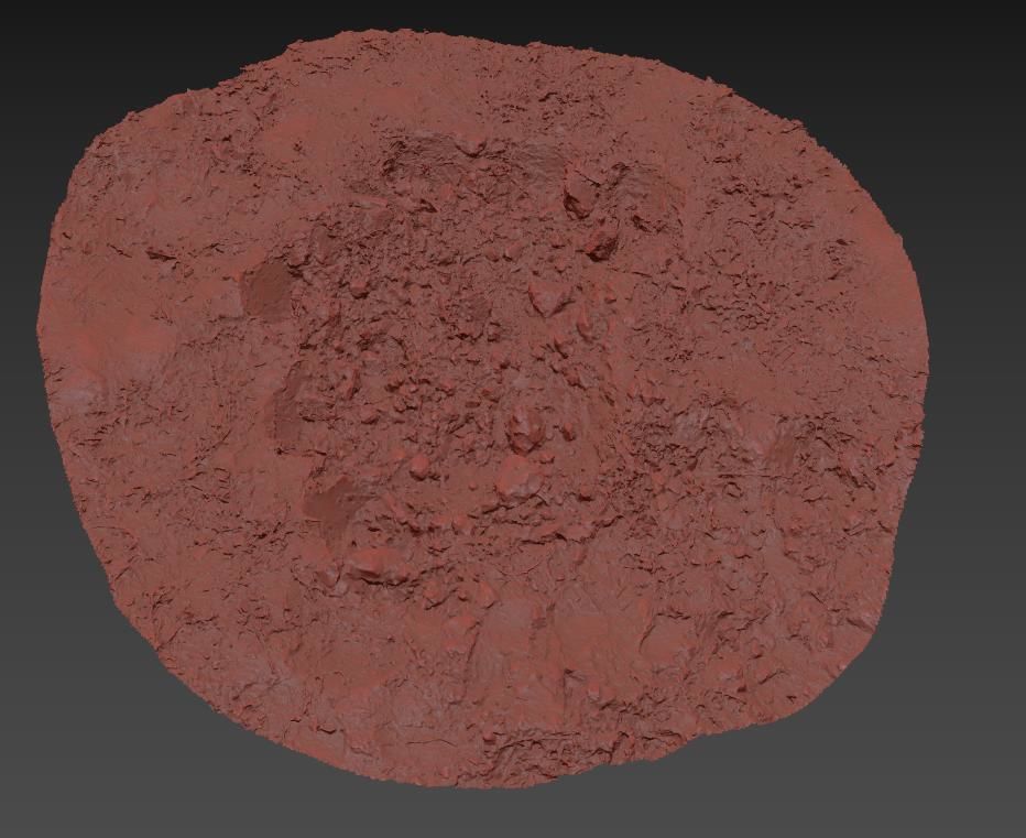 Ultra realistic Dirt pit Scan Low-poly 3D model_23