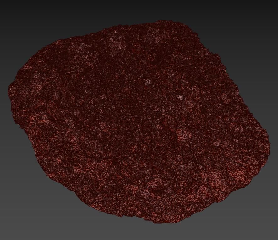 Ultra realistic Dirt pit Scan Low-poly 3D model_16