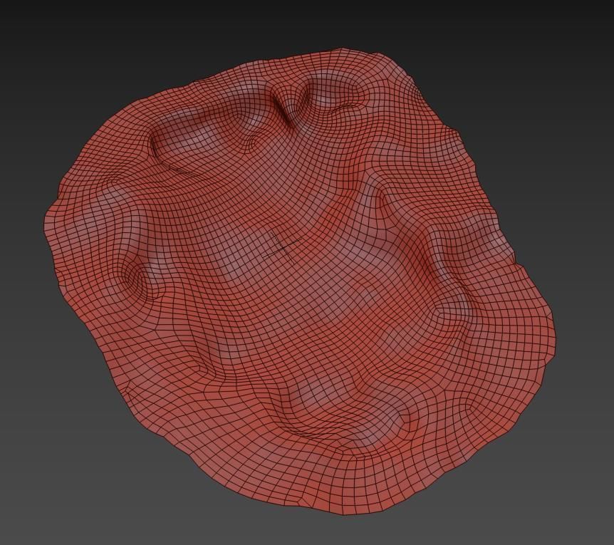Ultra realistic Dirt pit Scan Low-poly 3D model_14