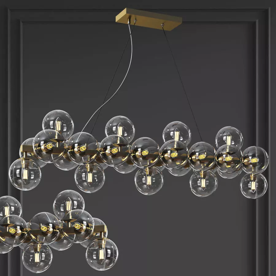 Maytoni Linear Pendant Lamp Dallas 3D model_0