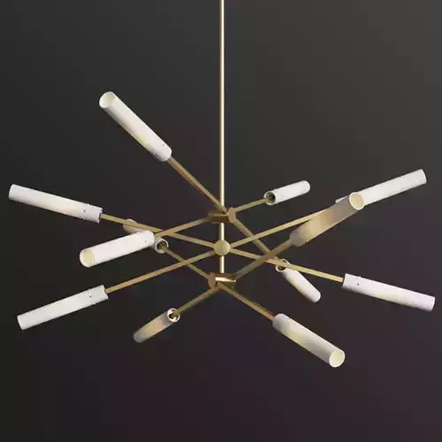 Flute 3 30 LED Chandelier