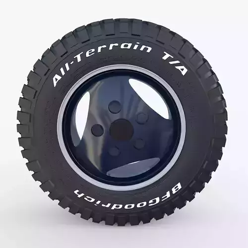 Range Rover Classic Wheel BF Goodrich Mud 3D model