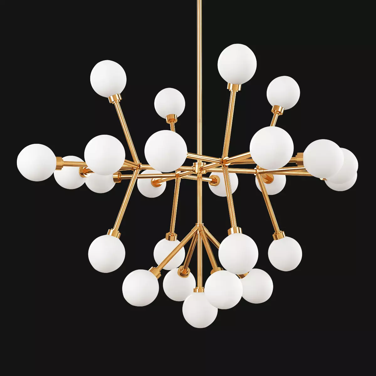 MARA CHANDELIER Low-poly 3D model_0