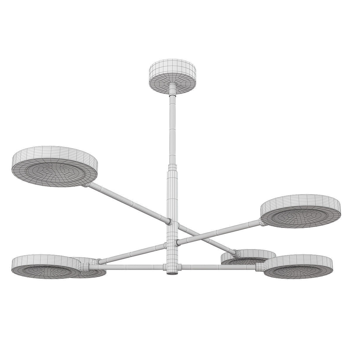 SPECTICA CHANDELIER Low-poly 3D model_1