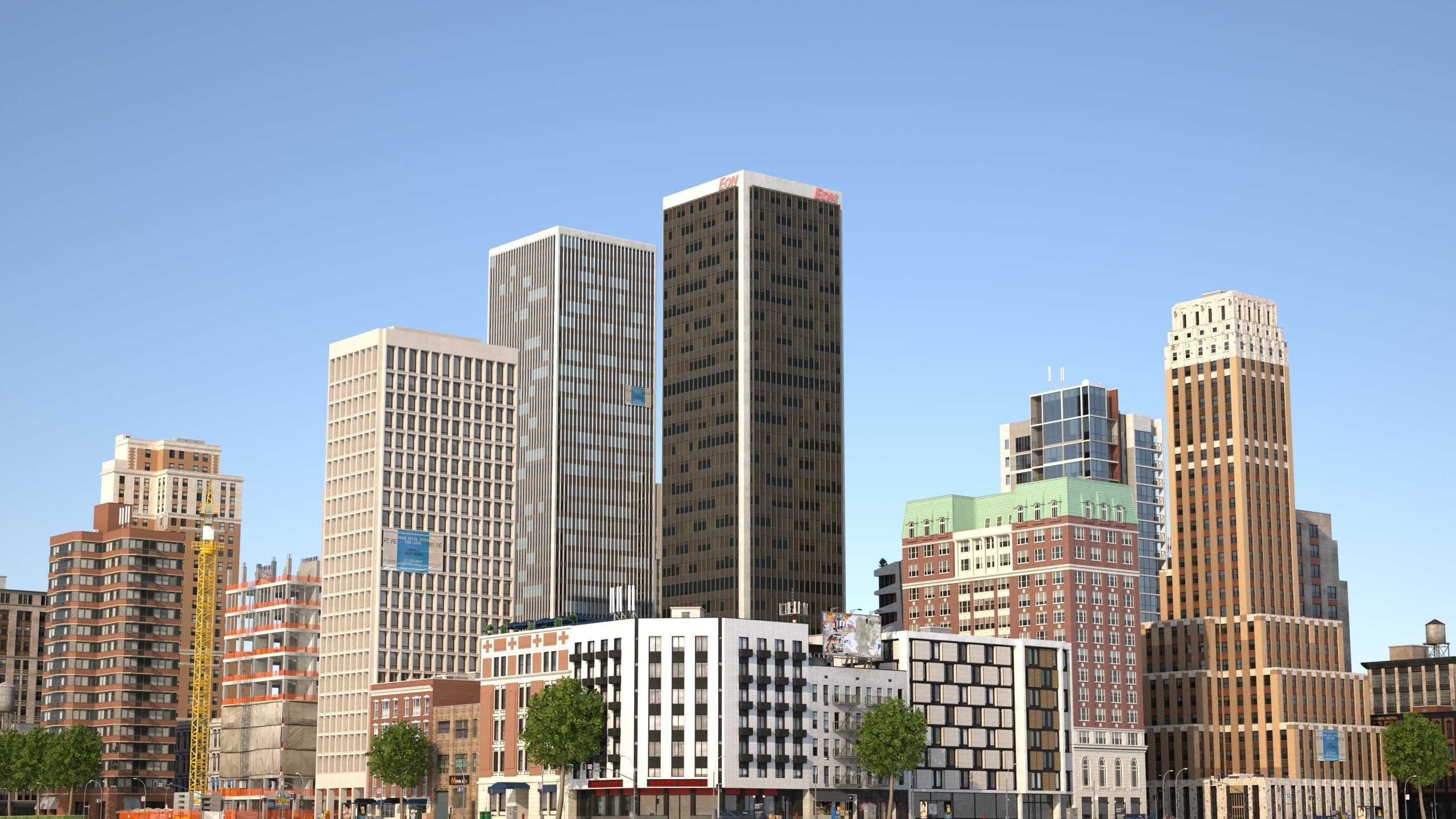 Modeco City Low-poly 3D model_28