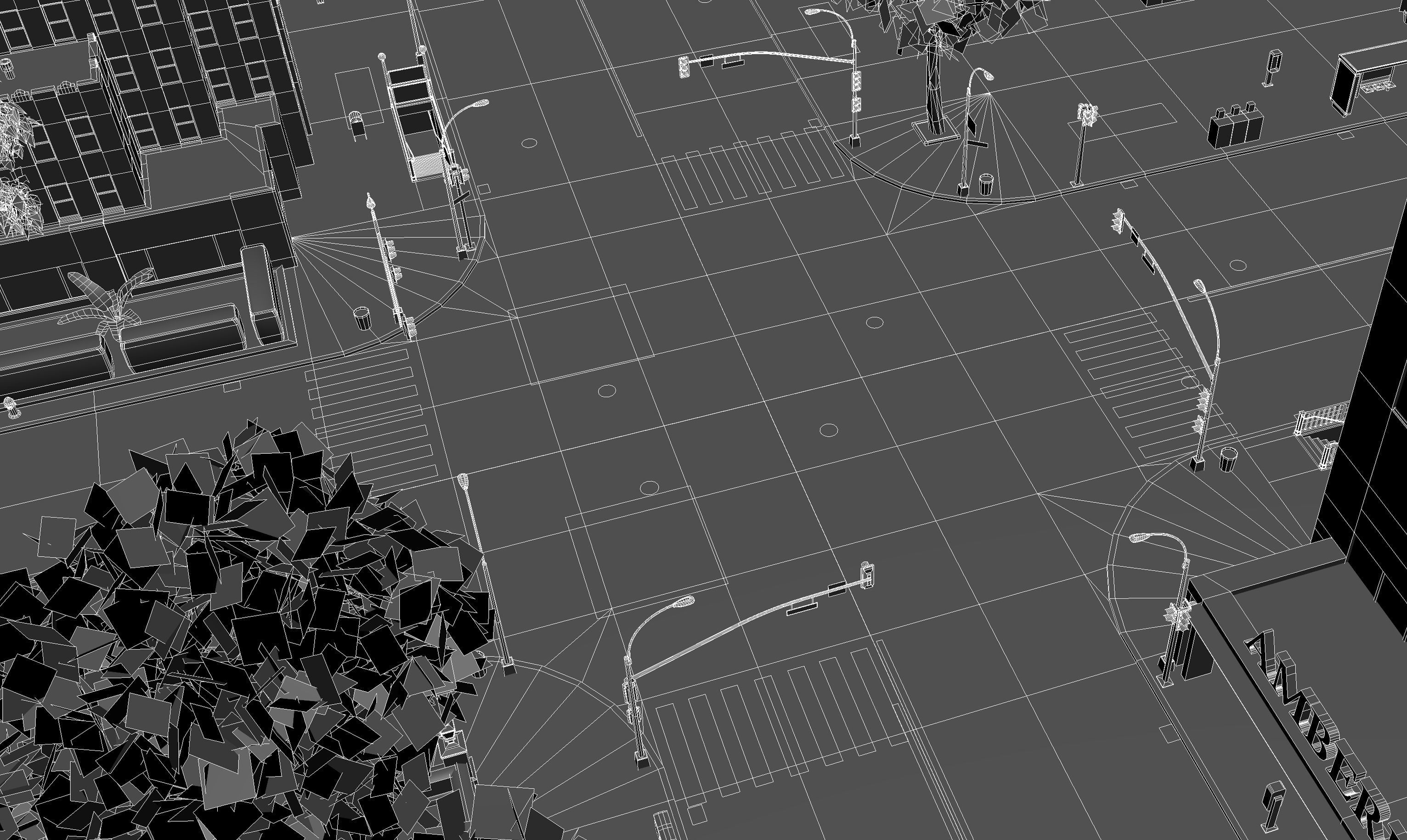 Modeco City Low-poly 3D model_32