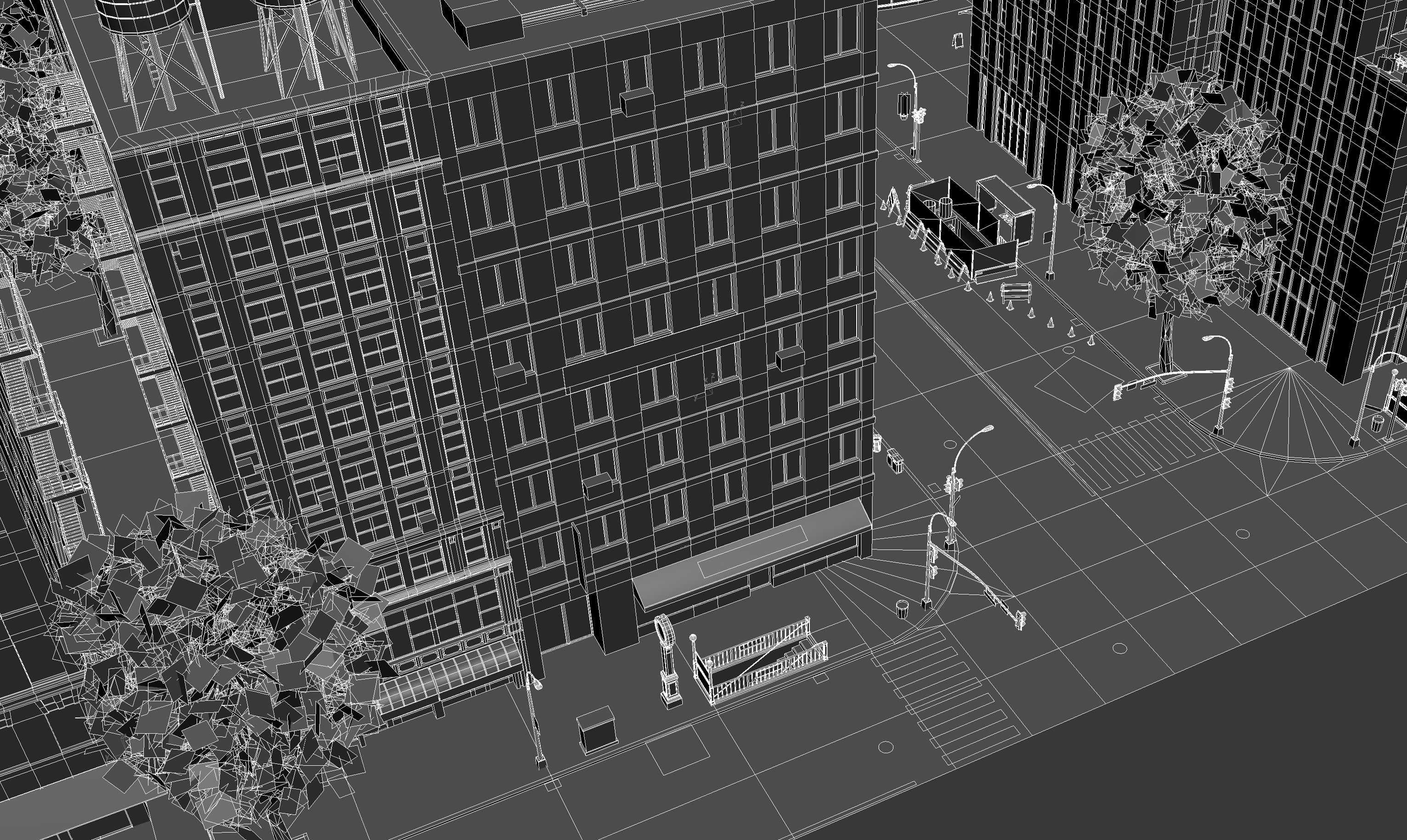 Modeco City Low-poly 3D model_31