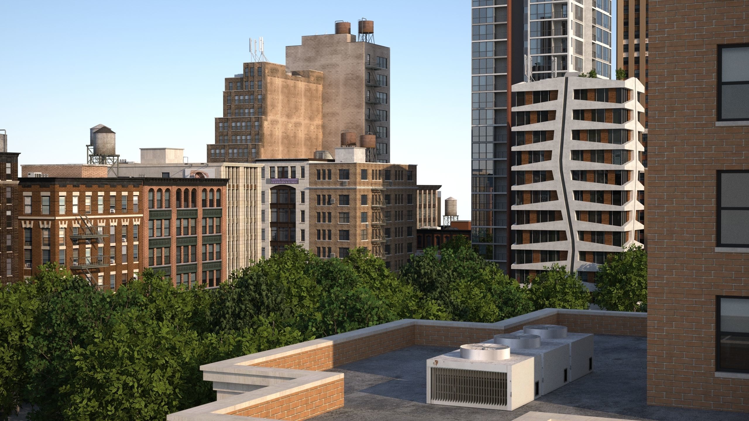 Modeco City Low-poly 3D model_20