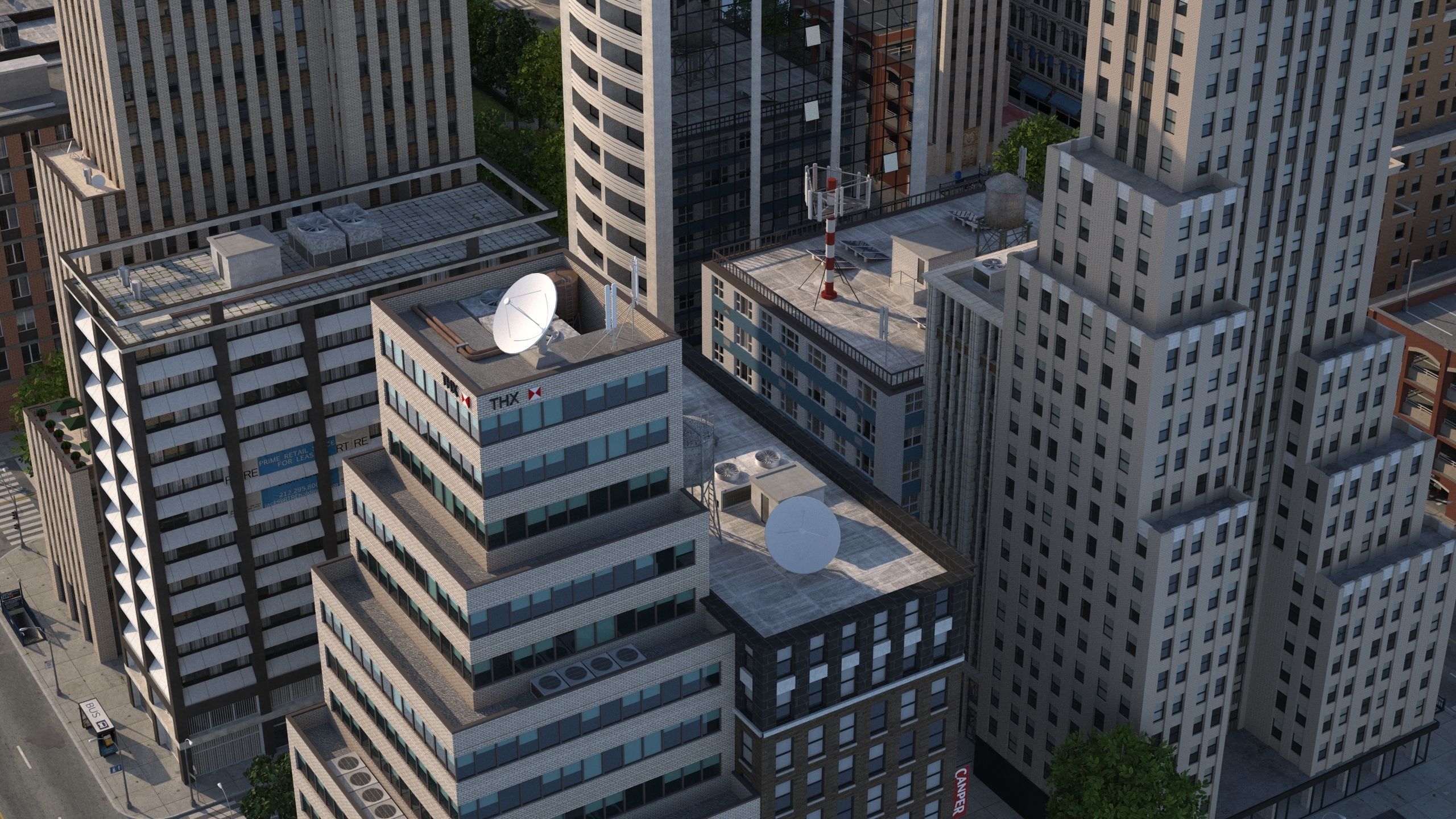 Modeco City Low-poly 3D model_2