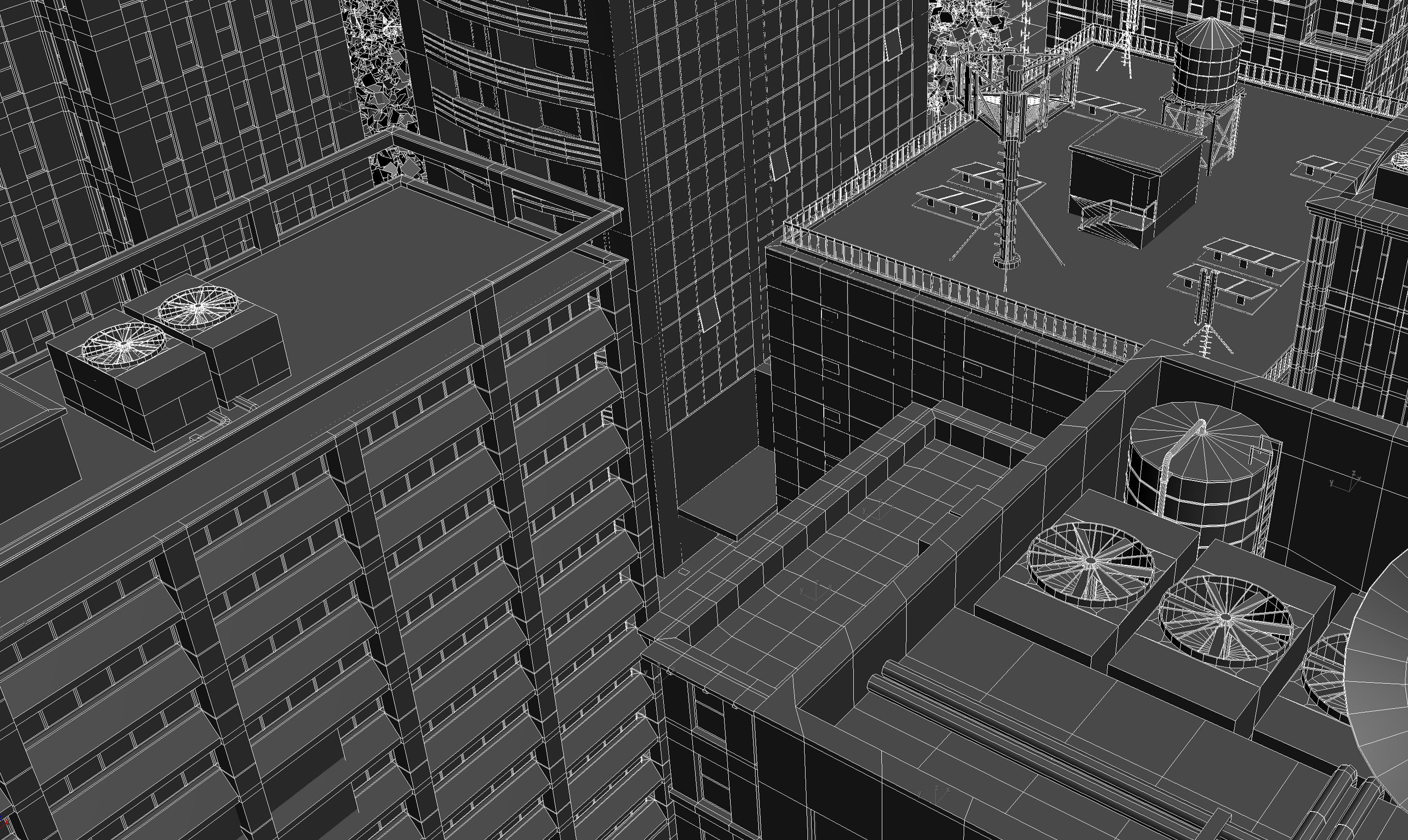 Modeco City Low-poly 3D model_33