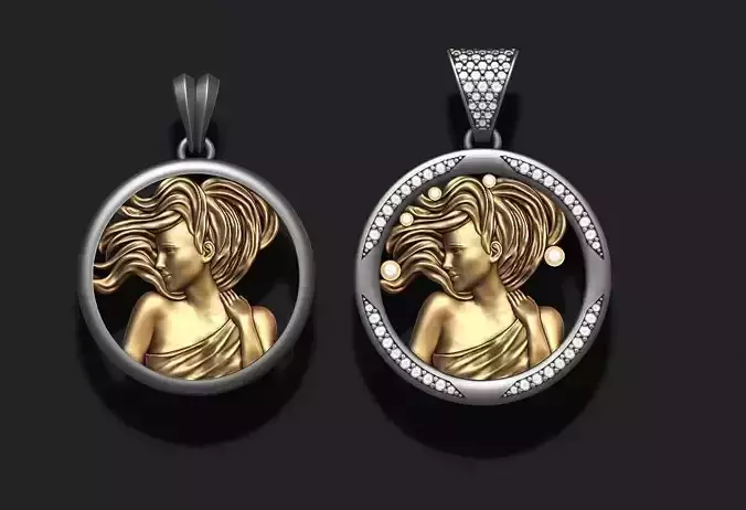 Horoscope Virgo pendants pack