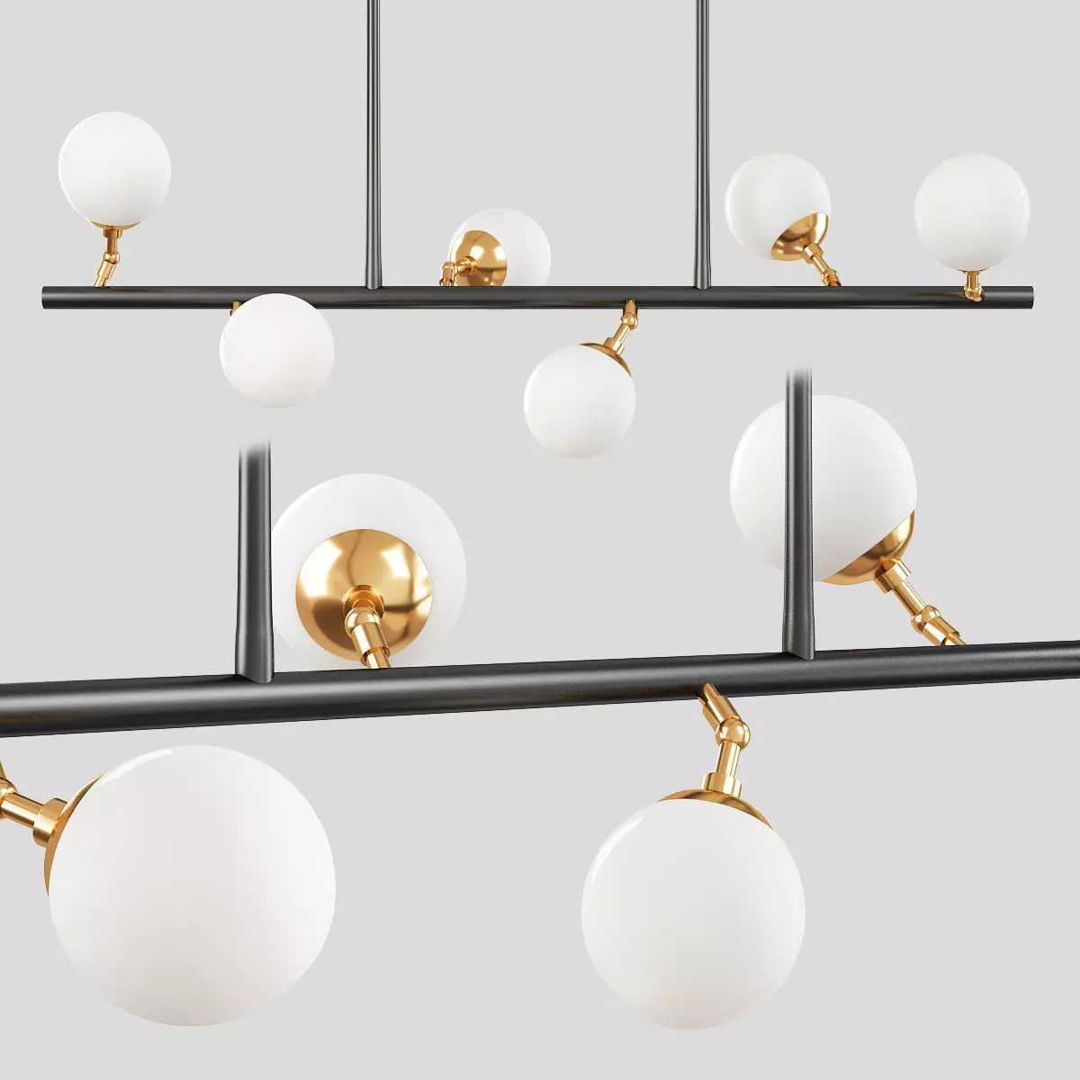 WAHLBURG CHANDELIER Low-poly 3D model_0