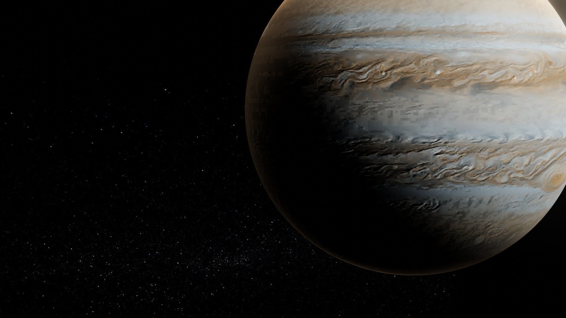 Photorealistic Jupiter 8k Textures 3D Model Low-poly 3D model_6