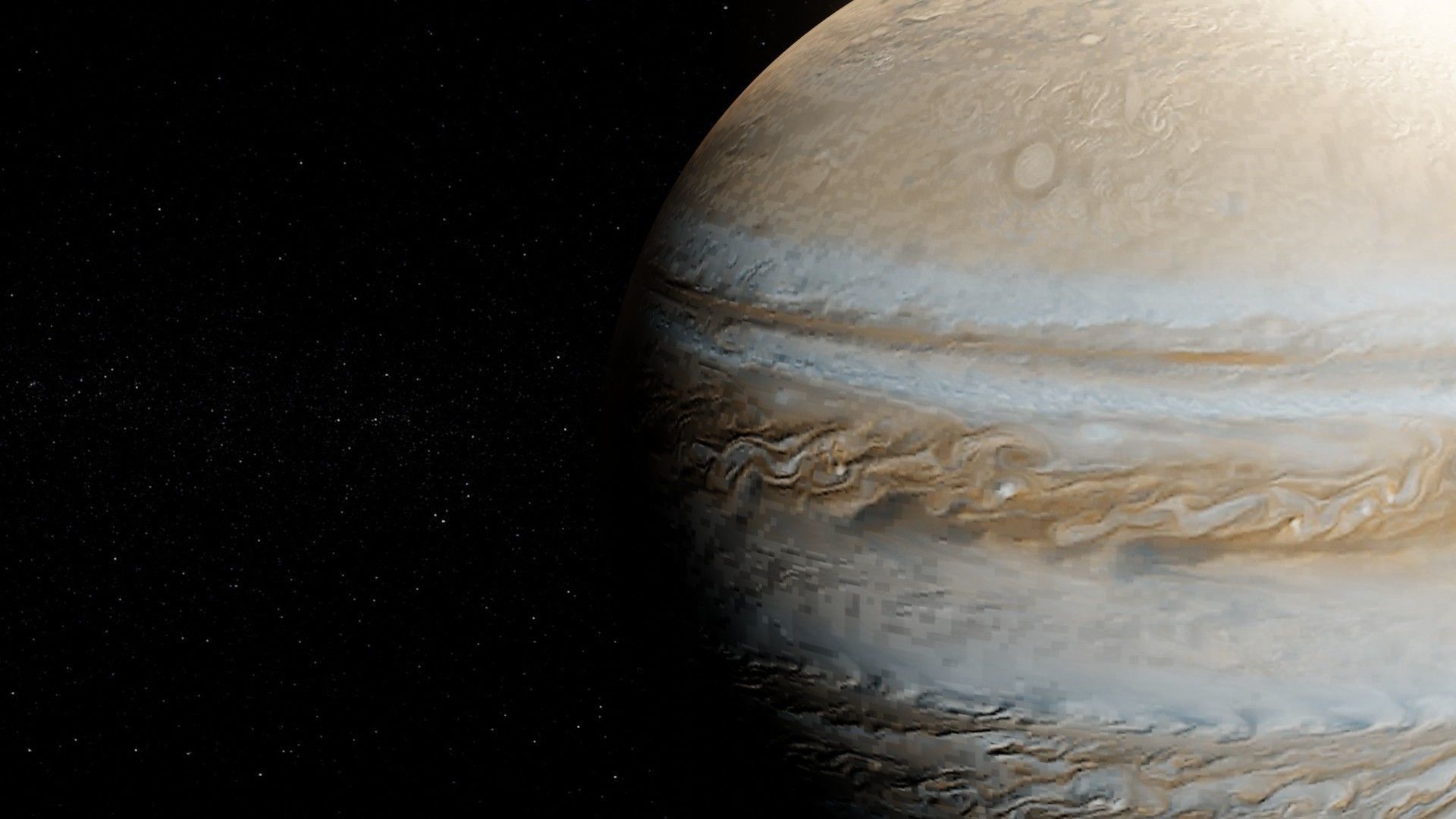 Photorealistic Jupiter 8k Textures 3D Model Low-poly 3D model_18