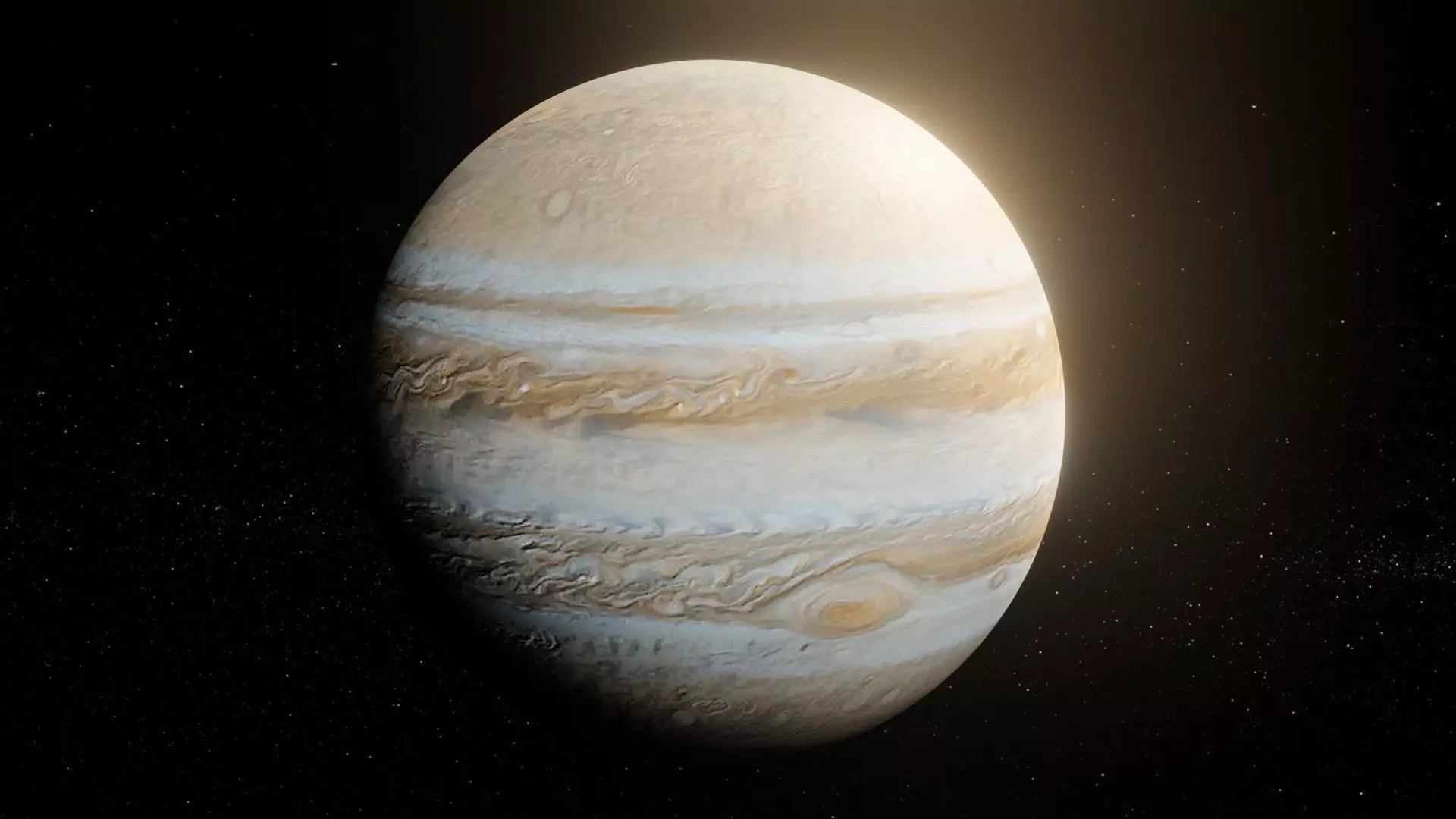 Photorealistic Jupiter 8k Textures 3D Model Low-poly 3D model_0