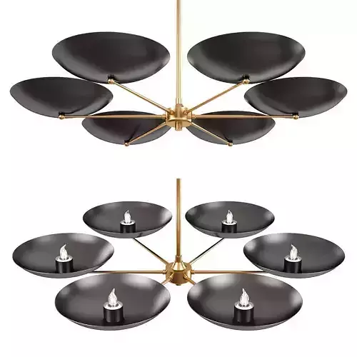GRIFFITH CHANDELIER Low-poly 3D model