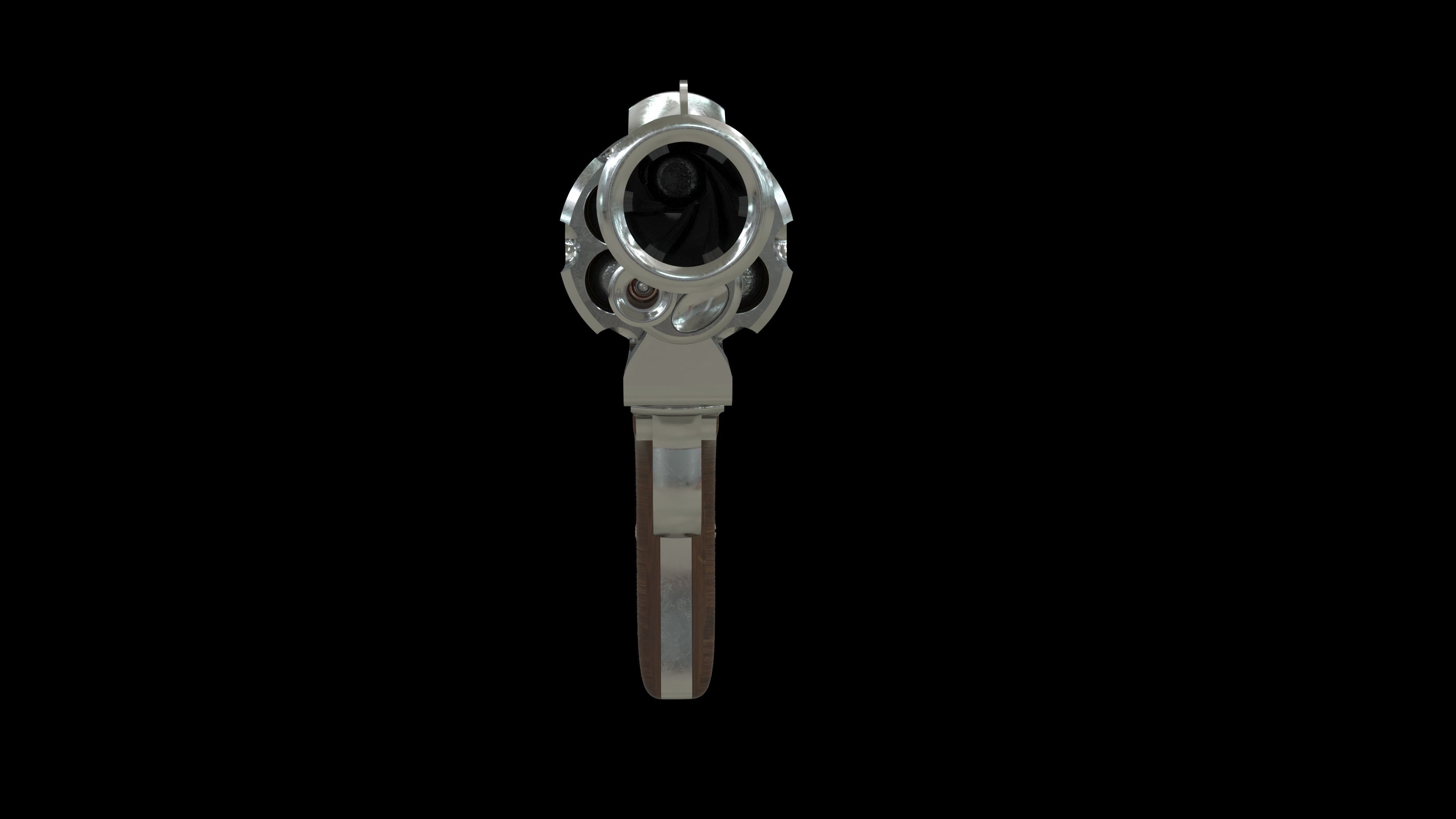 Colt Peacemaker with Bullets 3D model_4