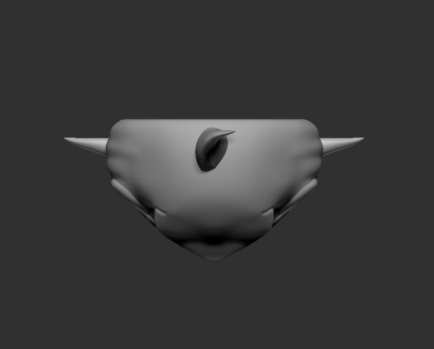 Shark head for 3d print 3D print model_6