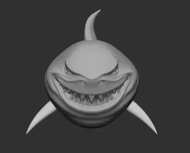 Shark head for 3d print