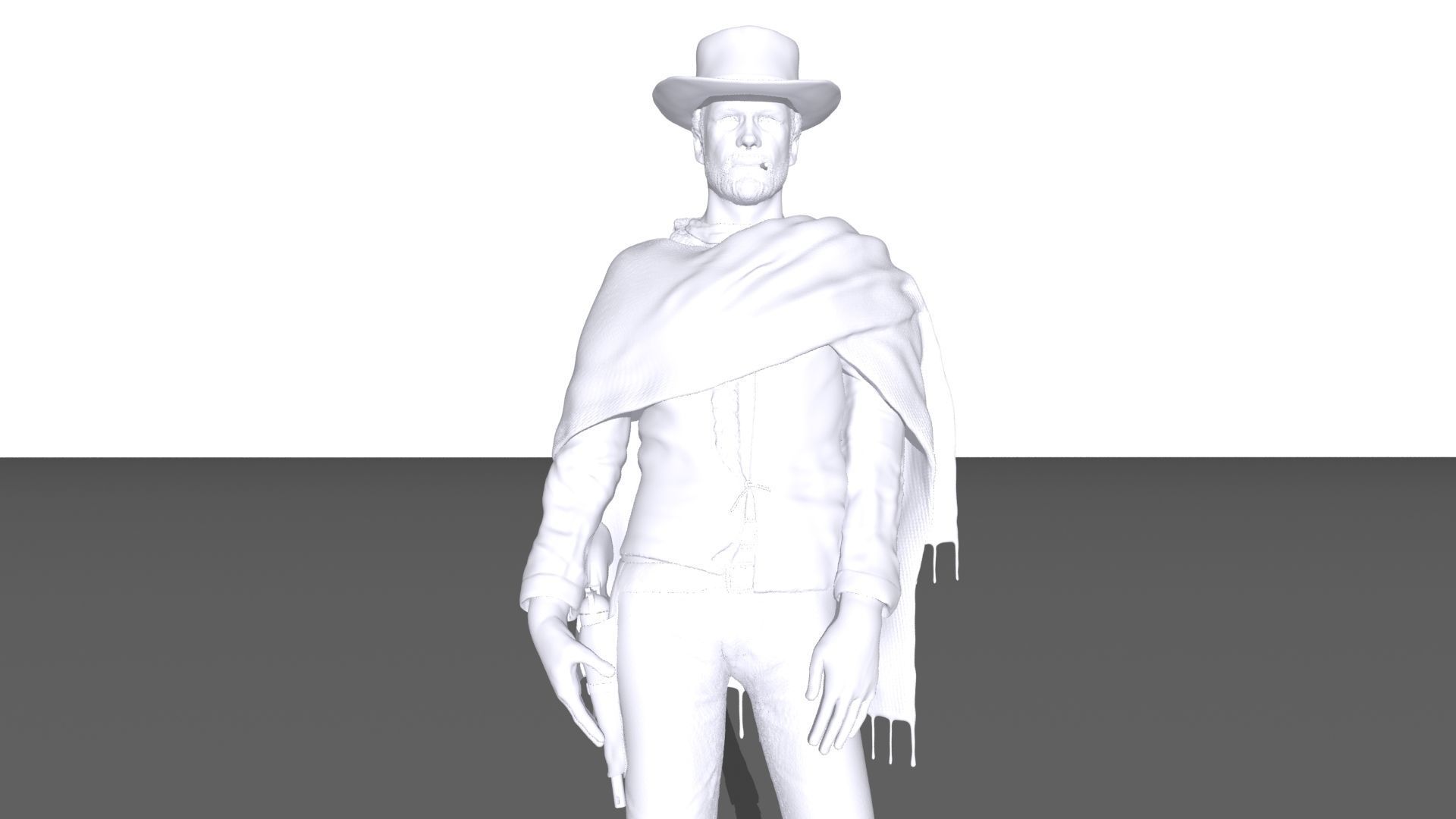 Man with no name 3D model_23