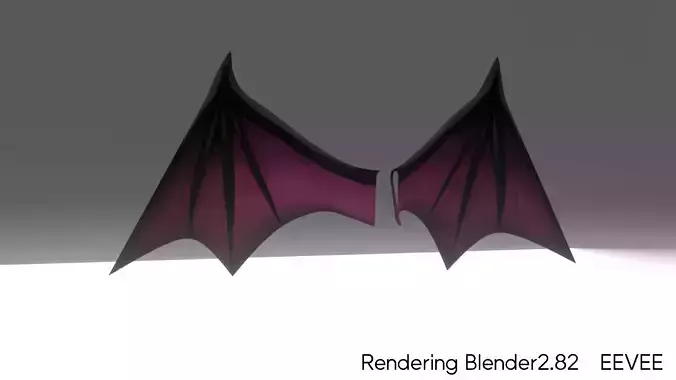 BatWing Low-poly 3D model
