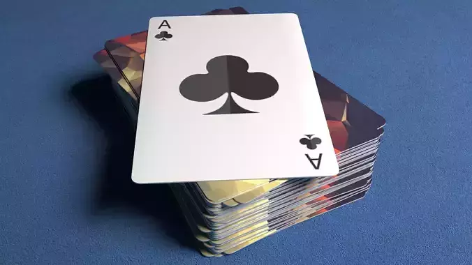 54 Playing Cards 3D model