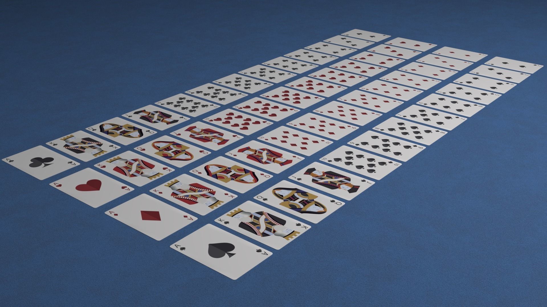 54 Playing Cards 3D model_3
