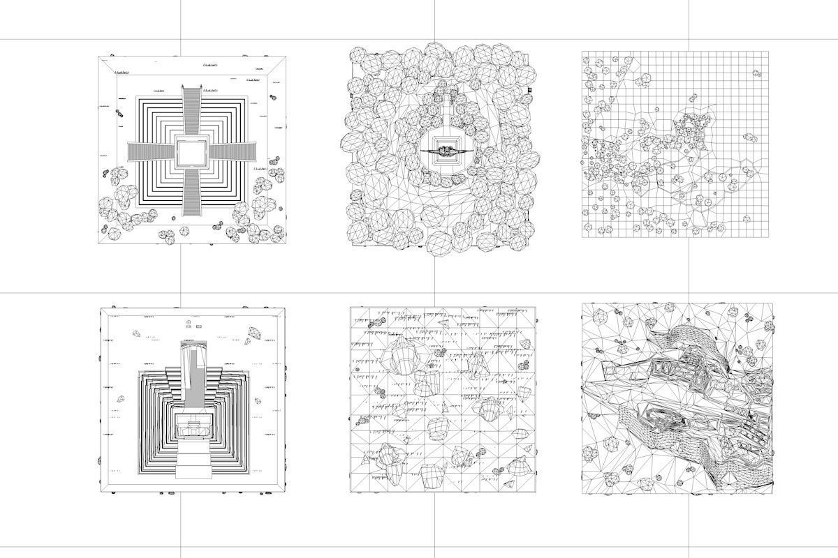 Cartoon Low Poly South America Landmarks Pack  Low-poly 3D model_10