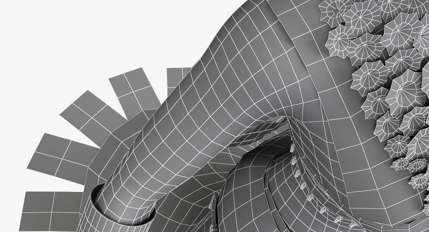 Sita Traditional Indian Women Low-poly 3D model_11