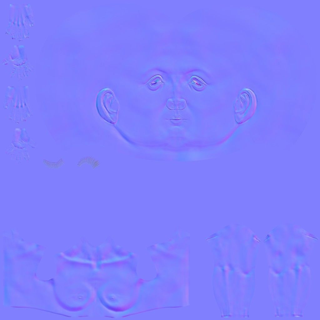 Sita Traditional Indian Women Low-poly 3D model_23