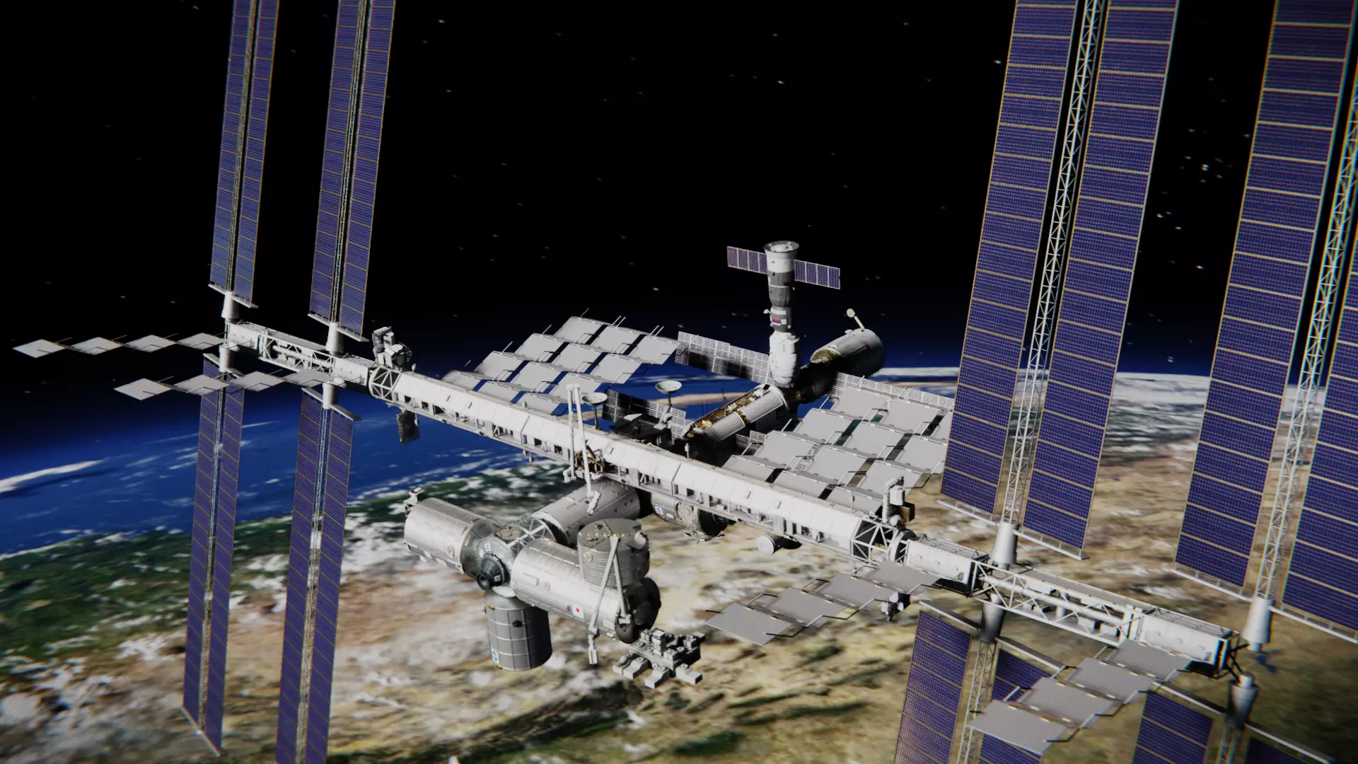 International Space Station 3D model_0