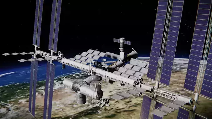 International Space Station 3D model
