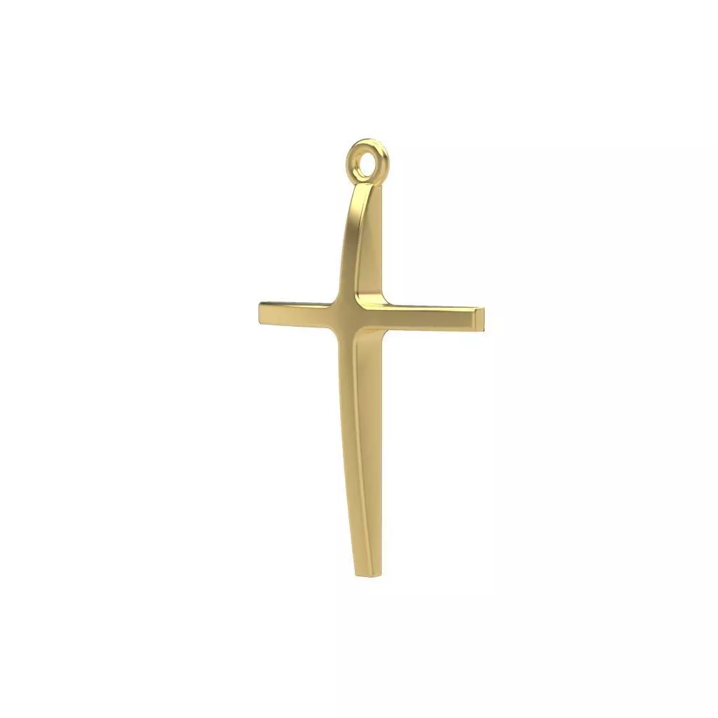 Cross pendant 3dm stl CAD 3D print model_0