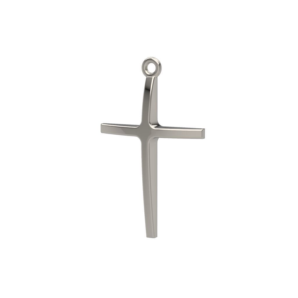 Cross pendant 3dm stl CAD 3D print model_5
