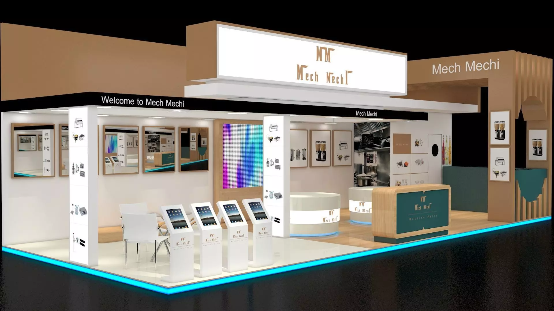 Exhibition Stand 3D model